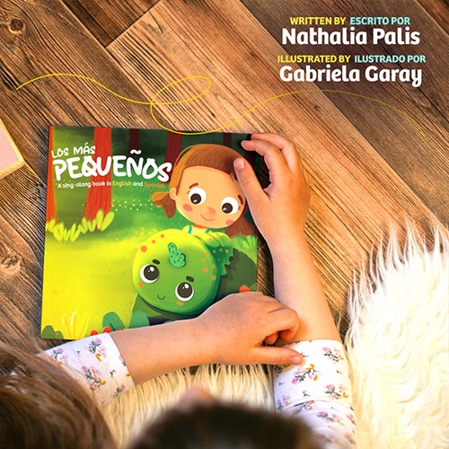 gabigaray_los_mas_pequeños Libro ilustrado infantil Los más pequeños sobre una alfombra, escrito por Nathalia Palis e ilustrado por Gabriela Garay